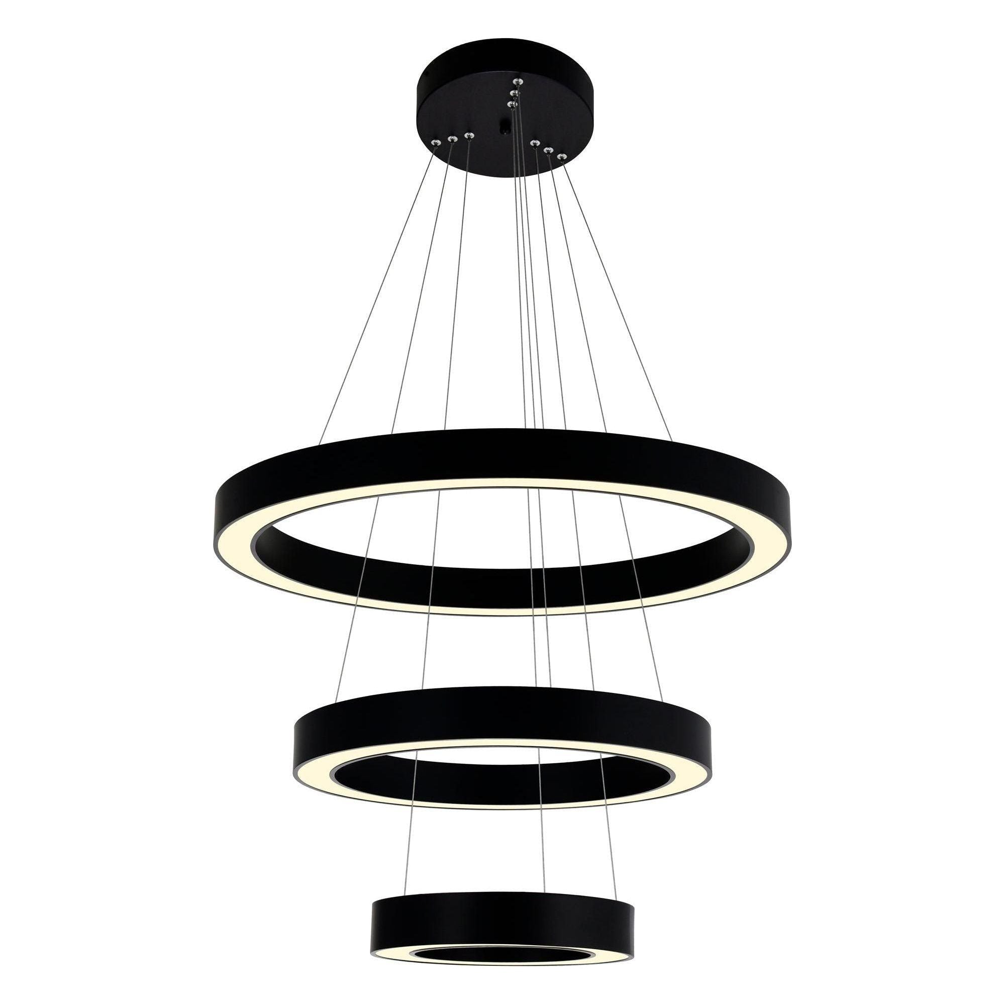 CWI - Ringer LED Integrated Chandelier - Lights Canada