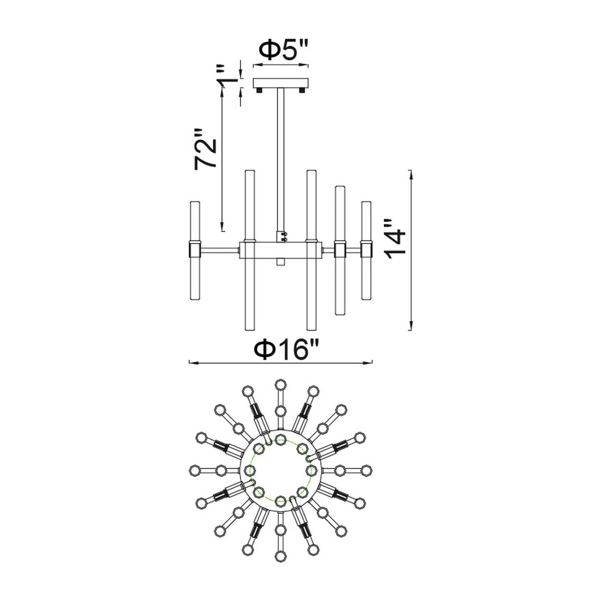 CWI - Miroir Chandelier - Lights Canada