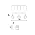 CWI - Moxie Vanity Light - Lights Canada
