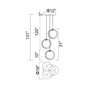 CWI - Da Vinci Pendant - Lights Canada