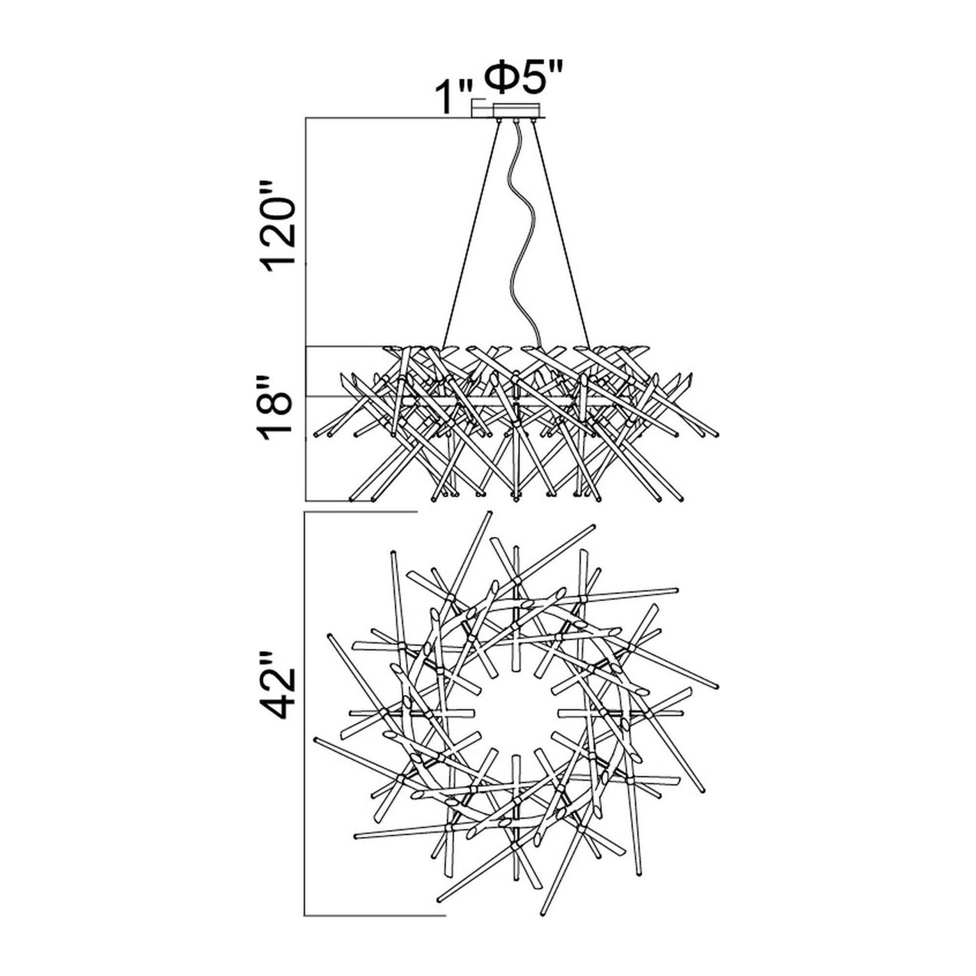 CWI - Icicle 12-Light Chandelier - Lights Canada