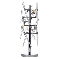 Icicle 3-Light 25" Table Lamp