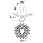CWI - Thorns 18-Light Chandelier - Lights Canada