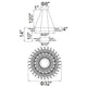 CWI - Thorns 18-Light Chandelier - Lights Canada