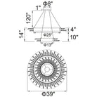 CWI - Thorns 23-Light Chandelier - Lights Canada