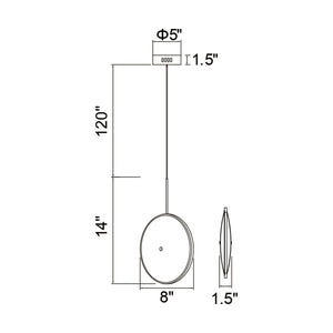 CWI - Ovni Mini Pendant - Lights Canada