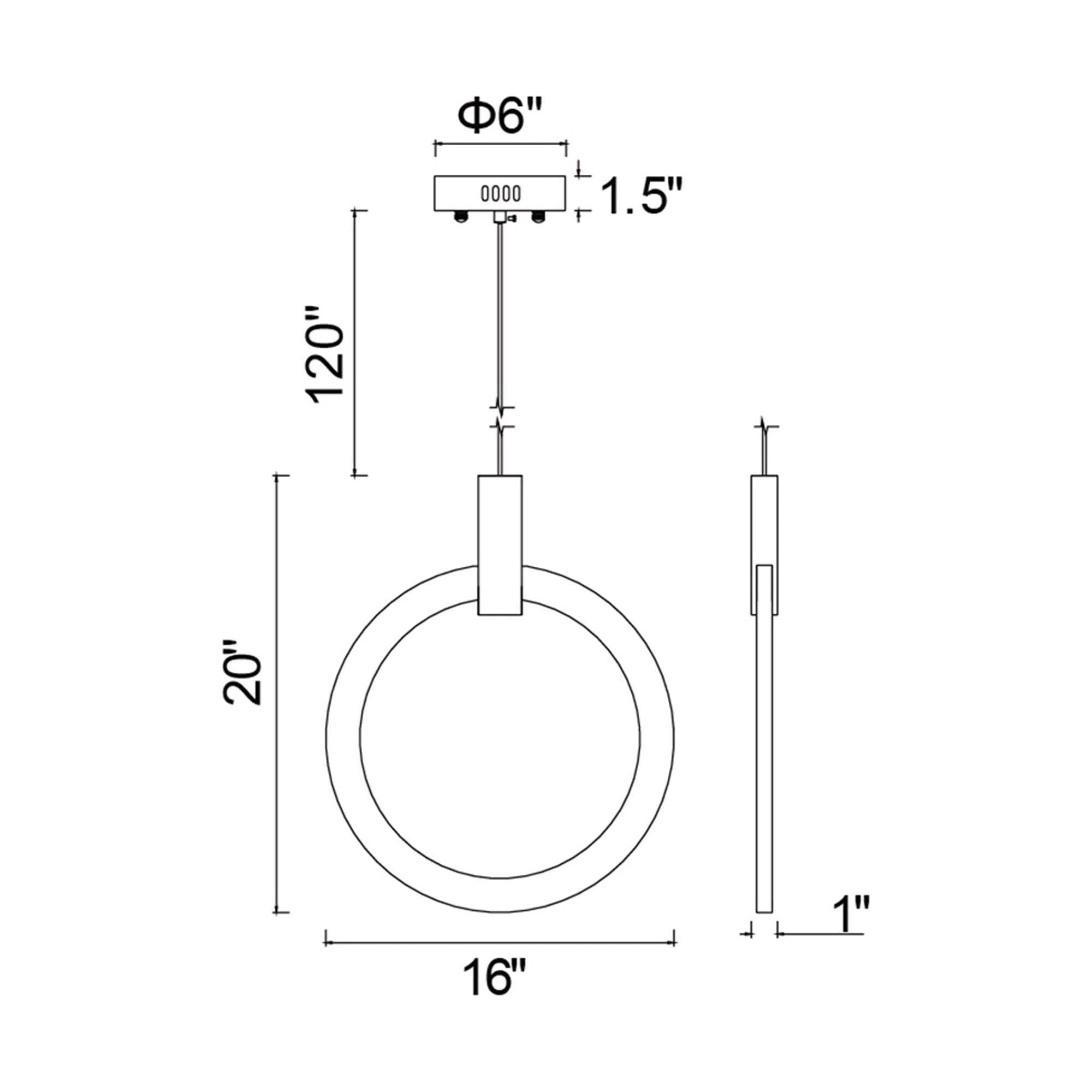 CWI - Anello Pendant - Lights Canada