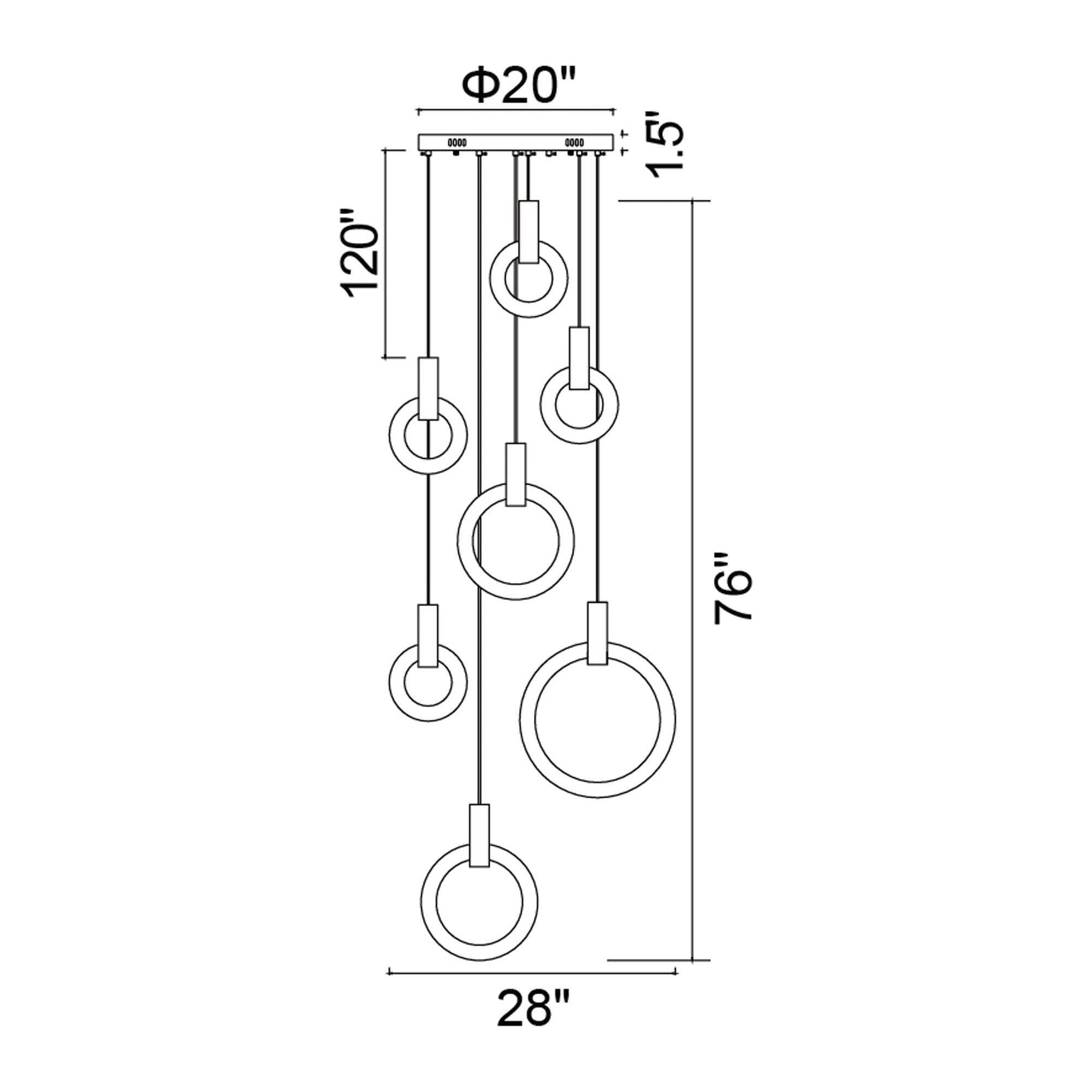 CWI - Anello Pendant - Lights Canada