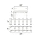 CWI - Pipes Linear Suspension - Lights Canada