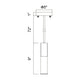 CWI - Pipes Mini Pendant - Lights Canada