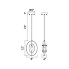 CWI - Iris Mini Pendant - Lights Canada