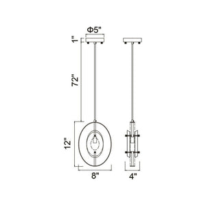 CWI - Iris Mini Pendant - Lights Canada