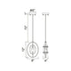 CWI - Iris Mini Pendant - Lights Canada