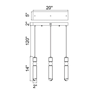 CWI - Chime Linear Suspension - Lights Canada