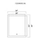 CWI - Abigail Lighted Mirror - Lights Canada