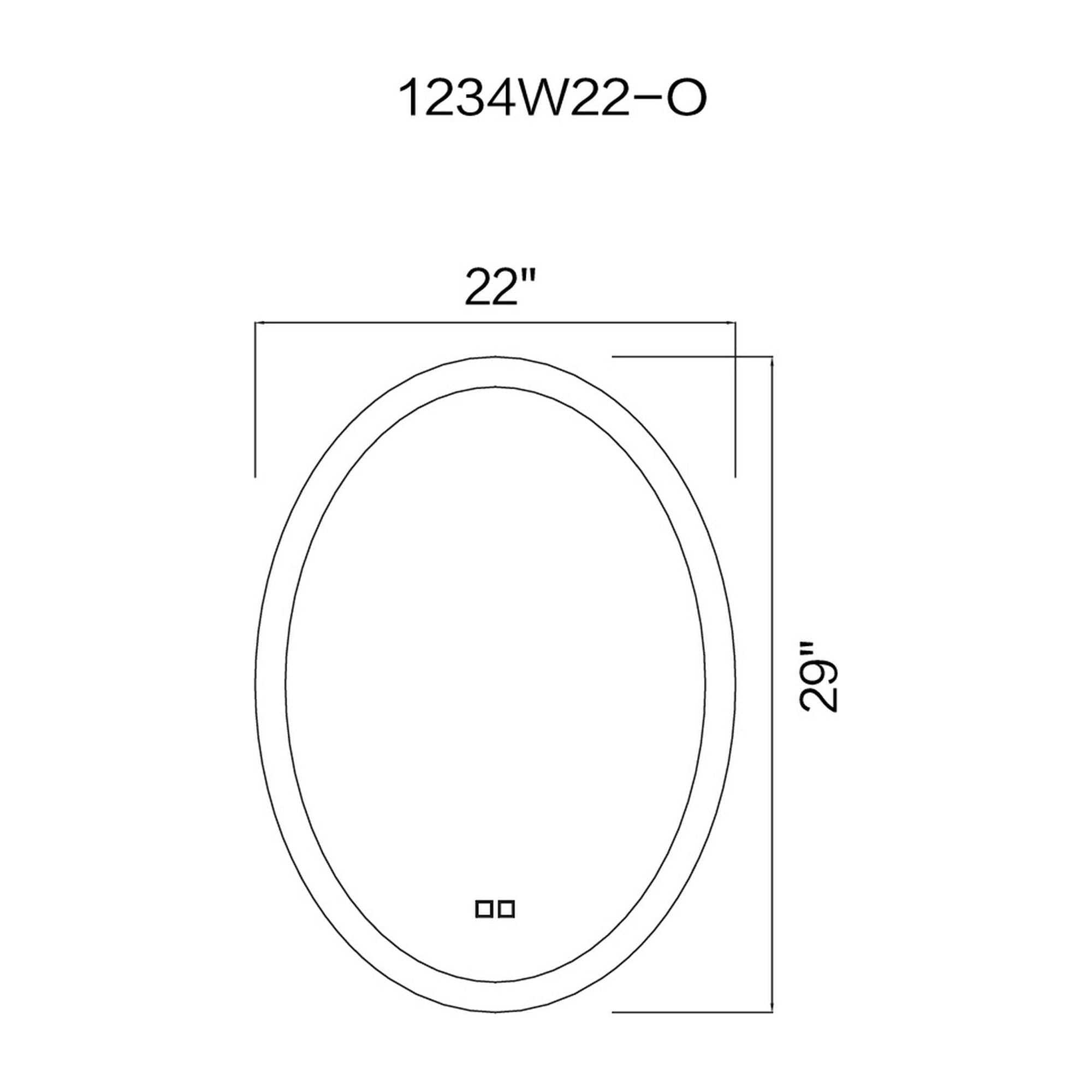 Agostino Lighted Mirror