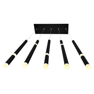 CWI - Flute 5-Light LED Chandelier - Lights Canada