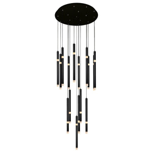 CWI - Flute 16-Light LED Chandelier - Lights Canada