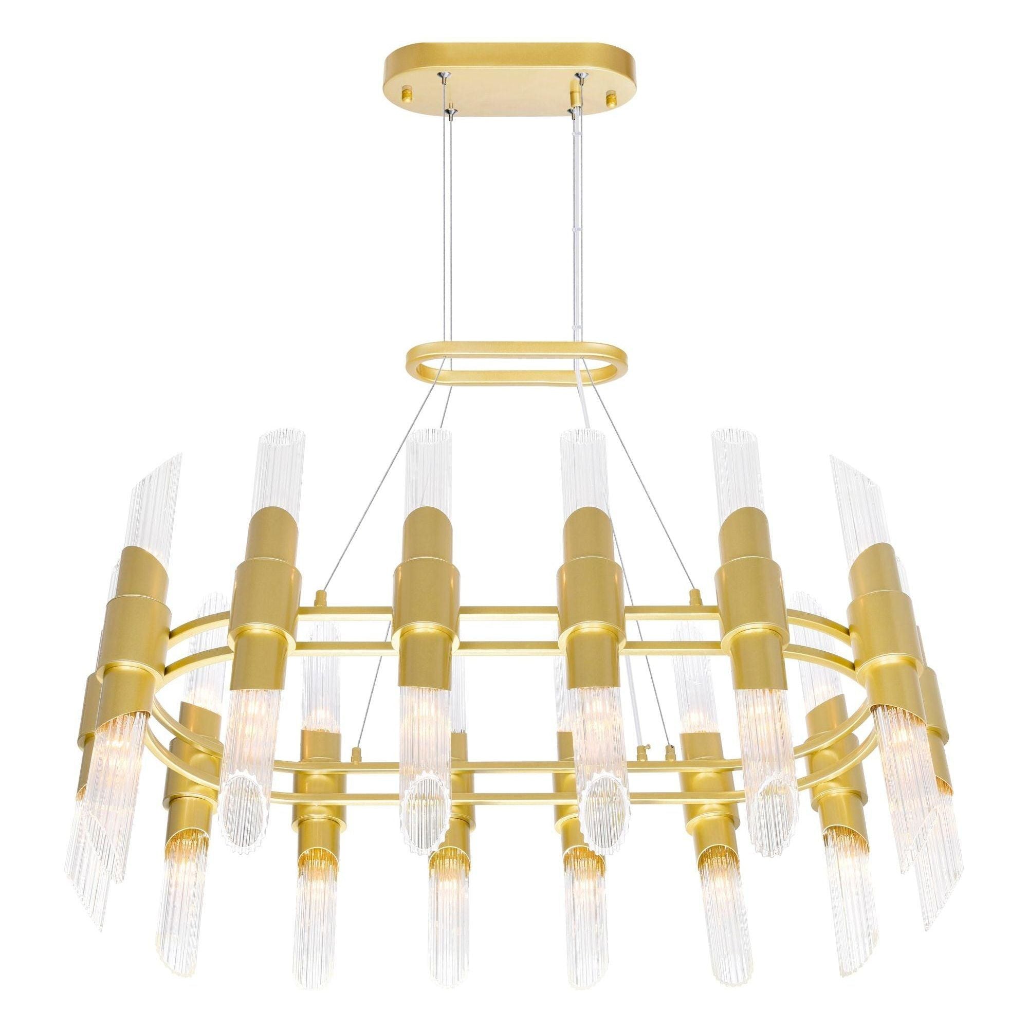 CWI - Croissant 28-Light Chandelier - Lights Canada