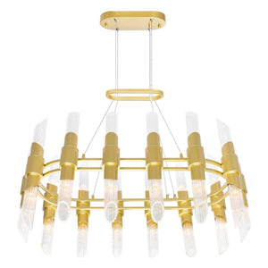 CWI - Croissant 28-Light Chandelier - Lights Canada