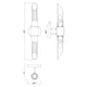 CWI - Croissant 2-Light Sconce - Lights Canada