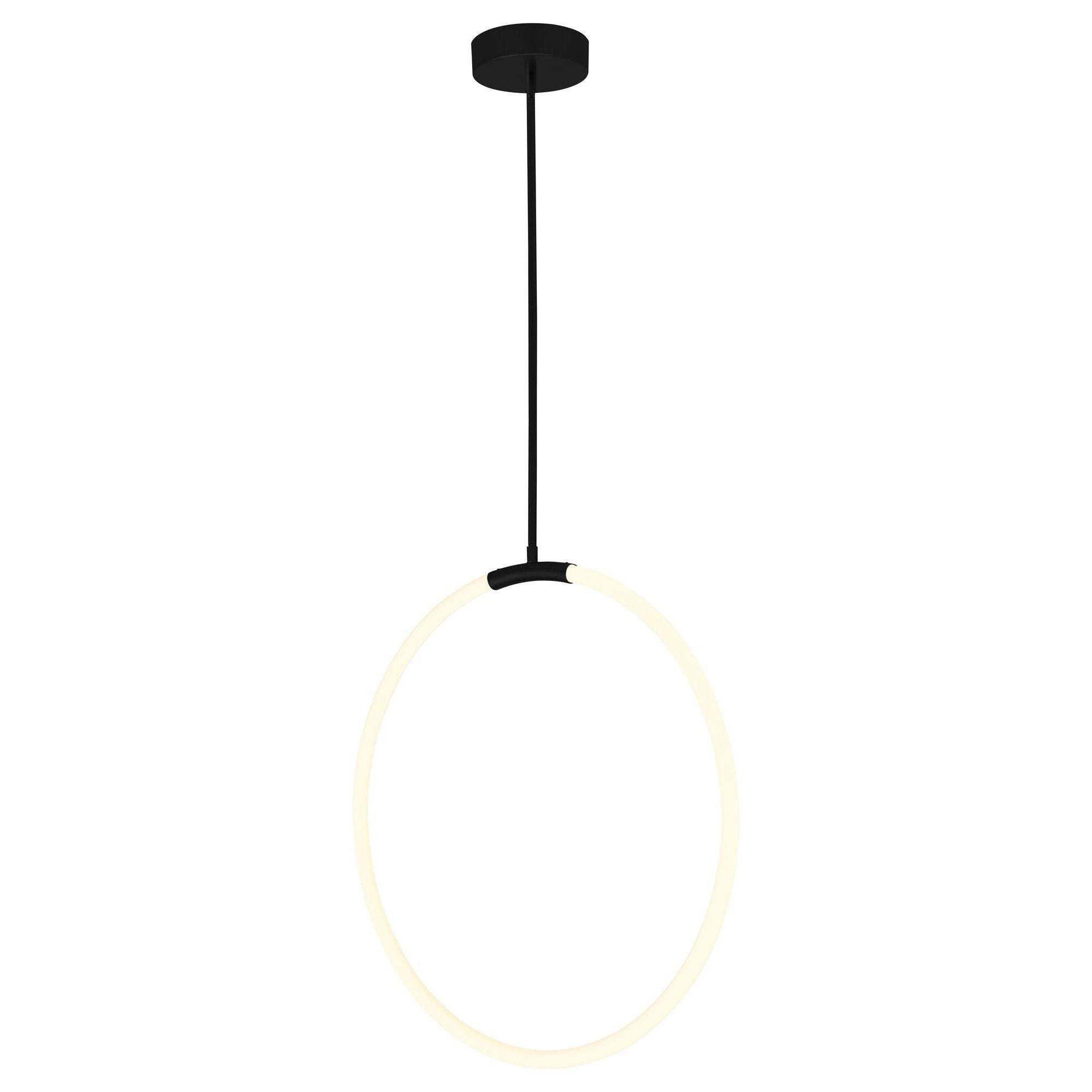 CWI - Hoops 1-Light LED Chandelier - Lights Canada