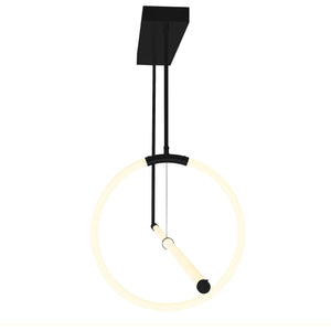 CWI - Hoops 2-Light LED Chandelier - Lights Canada