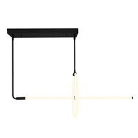 Hoops Integrated LED Geometric Chandelier