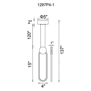 CWI - Pulley 4" LED Mini Pendant - Lights Canada