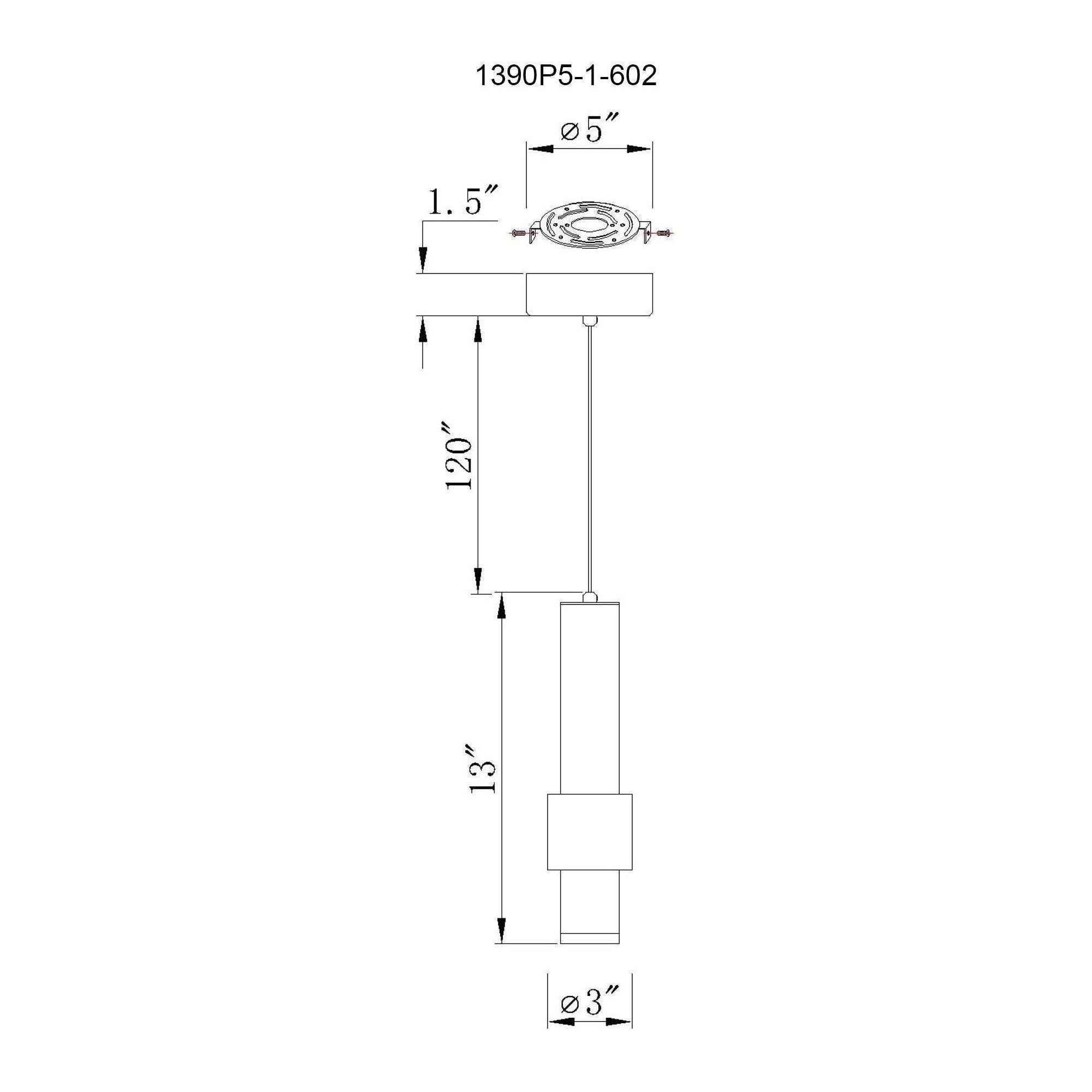 CWI - Lena LED Integrated Mini Pendant - Lights Canada