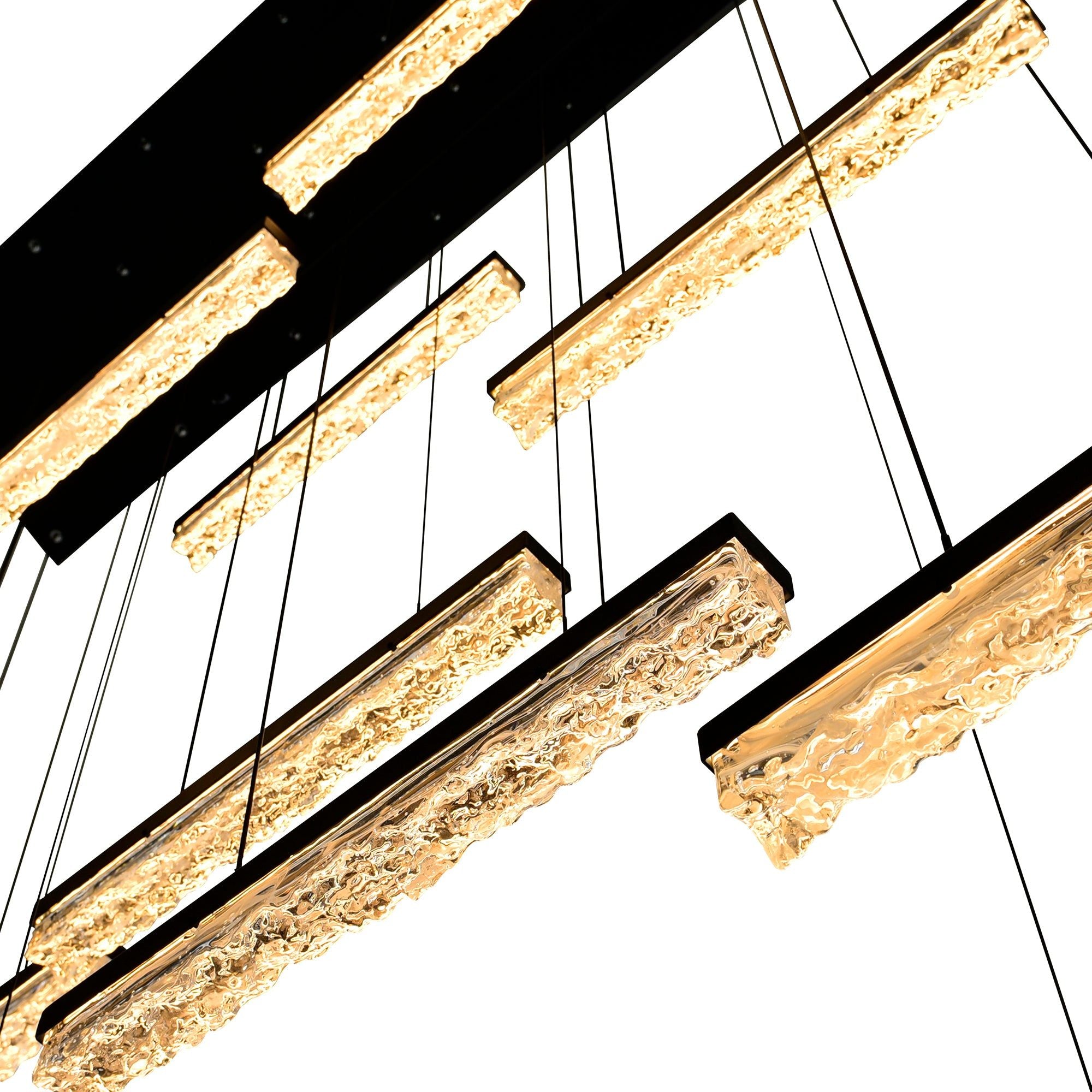 Stagger LED Linear Chandelier