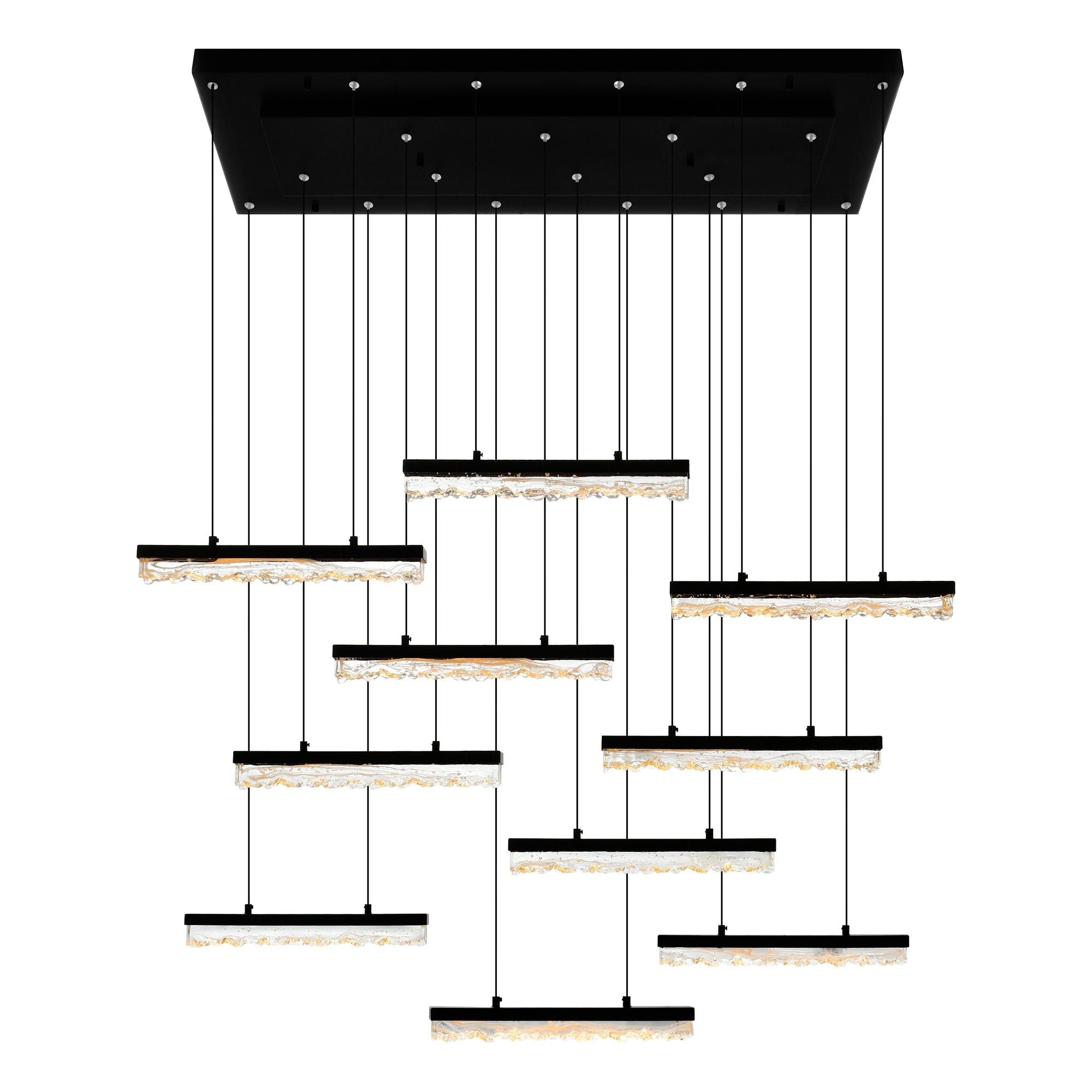 Stagger LED Linear Chandelier