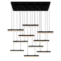 Stagger Integrated LED 48" Chandelier