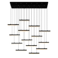 Stagger Integrated LED 60" Chandelier
