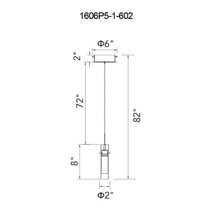 CWI - Olinda LED Integrated Mini Pendant - Lights Canada