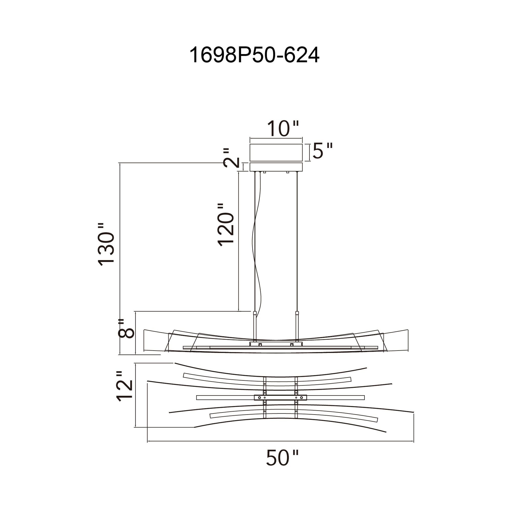 Candora LED Linear Chandelier