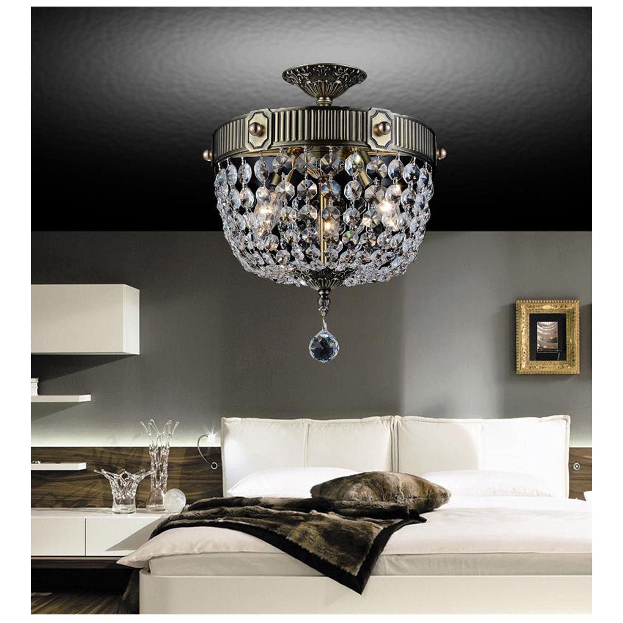 CWI - Brass Flush Mount - Lights Canada