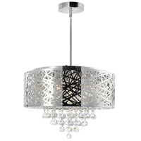 Eternity 9-Light 22" Drum Shade Chandelier