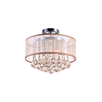Radiant 6-Light 16" Drum Shade Flush Mount