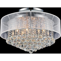 Radiant 12-Light 24" Drum Shade Flush Mount