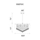 CWI - Radiant Chandelier - Lights Canada