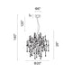 CWI - Cherry Blossom Chandelier - Lights Canada