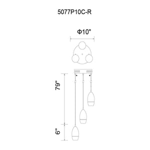 CWI - Perrier Pendant - Lights Canada