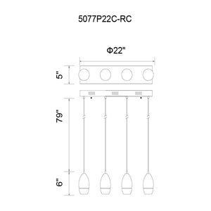 CWI - Perrier Pendant - Lights Canada