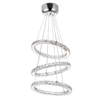 Ring Integrated LED 3-Ring 16" Chandelier