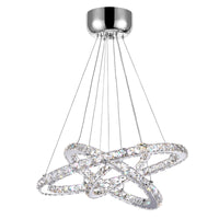 Ring Integrated LED 3-Ring 32" Chandelier