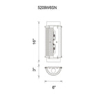 CWI - Checkered Sconce - Lights Canada