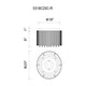 CWI - Spring Morning Flush Mount - Lights Canada