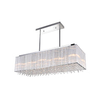 Spring Morning 10-Light Drum Shade Chandelier