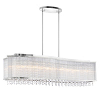 Elsa 6-Light 36" Drum Shade Chandelier